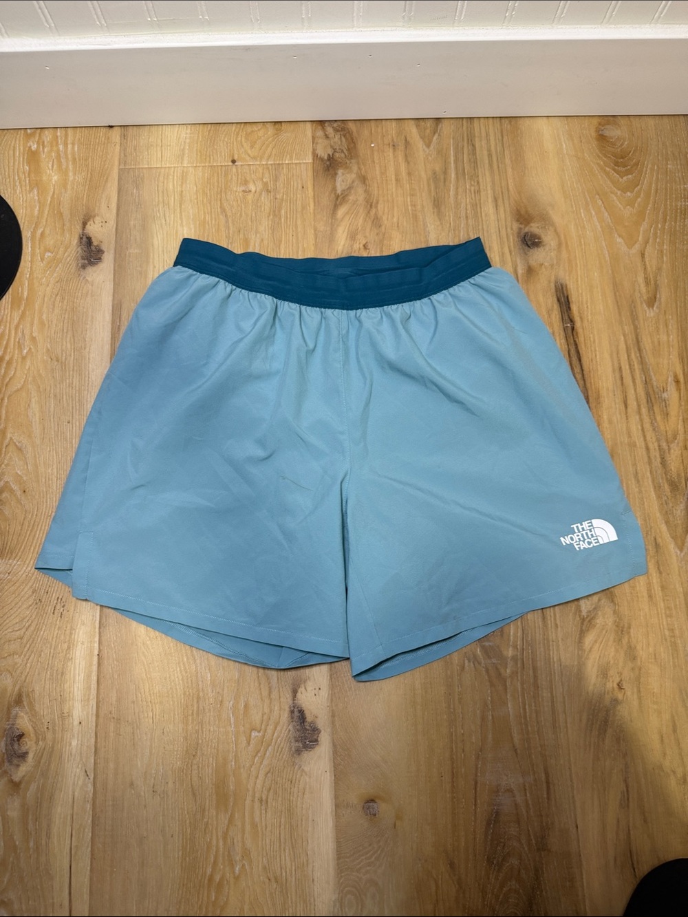 The North Face Men’s Light Teal Athletic Shorts size medium